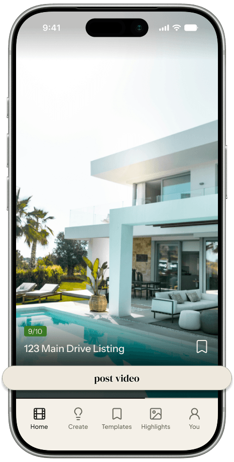 Mitty iOS notification says your next video is ready, click to edit or post
